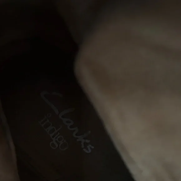 Clarks Brown Leather knee high Boots size 6 - Picture 7 of 9